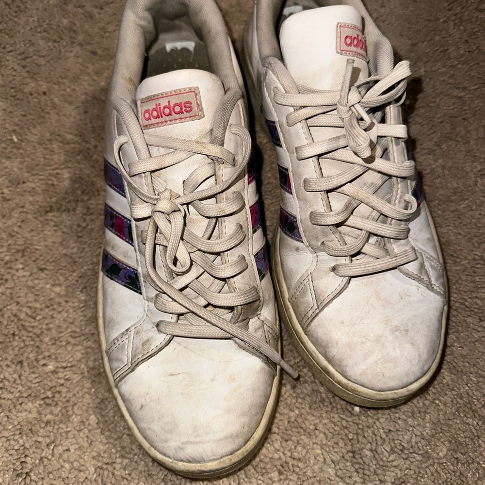 COPY - ADIDAS floral pink and purple sneakers